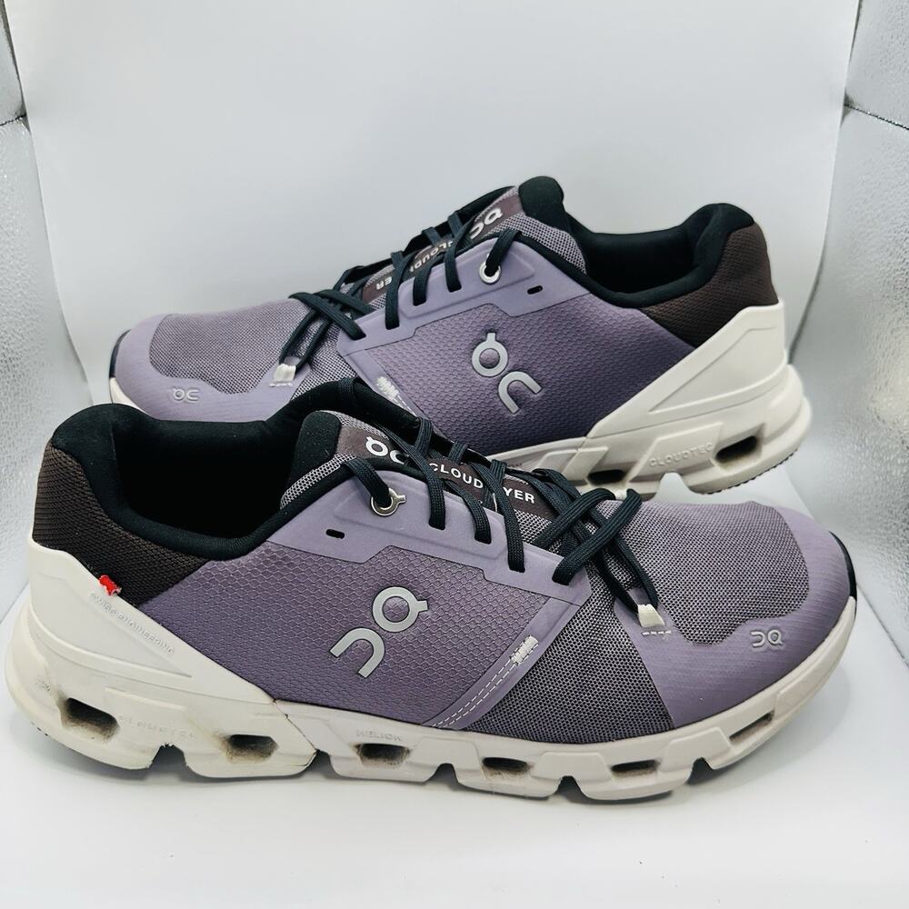 On Cloud Cloudflyer 4 Running Shoes Men’s Size 12 Shark Pearl